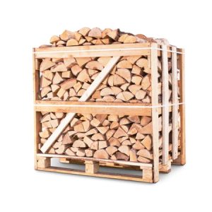 Birch without bark 1 RM crates - Team Timber GmbH